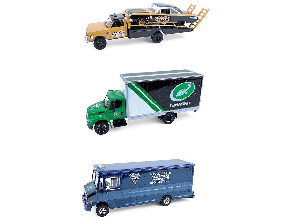 "H.D. Trucks" Series 26 Set of 3 pieces 1/64 Diecast Models by Greenlight