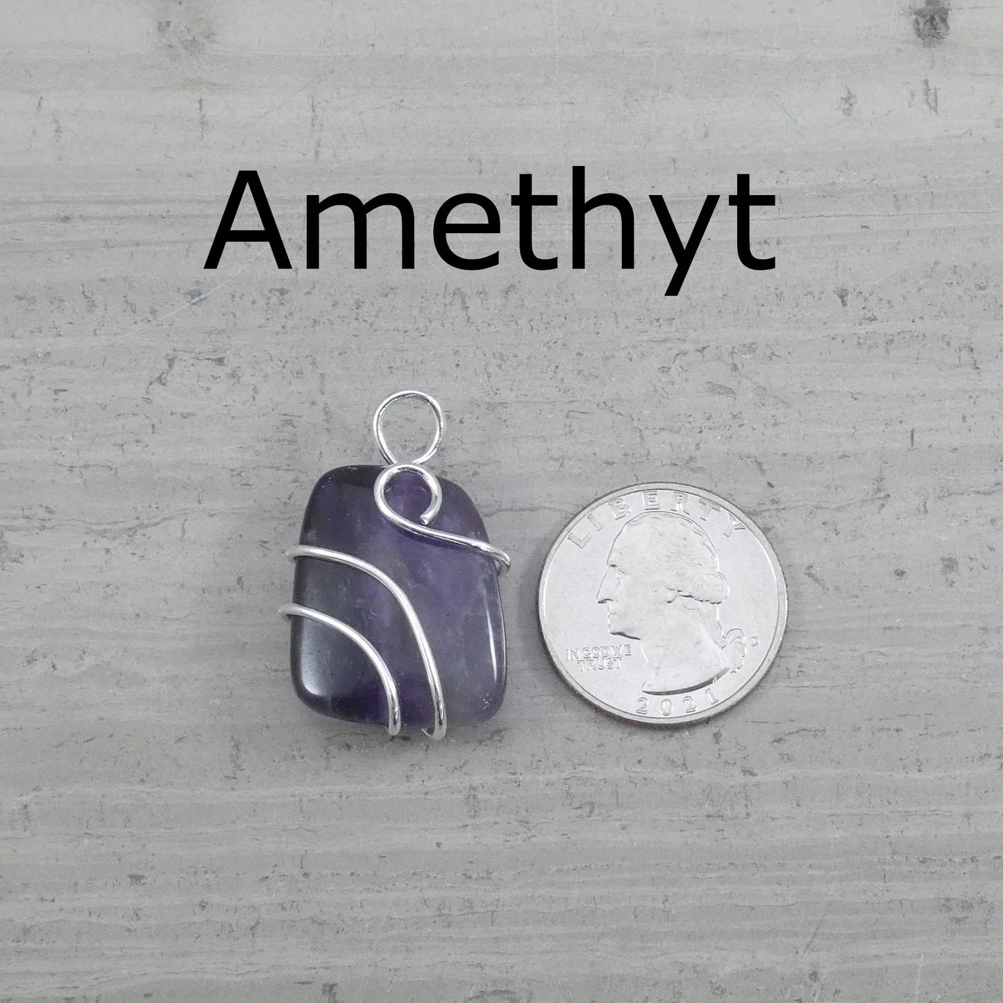 Trapezoid Wire Wrapped Pendant-3