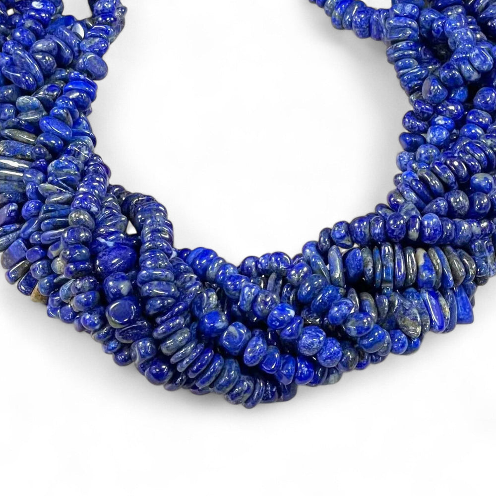 Natural Lapis Lazuli A Grade Tumble Chips 6-11mm-0