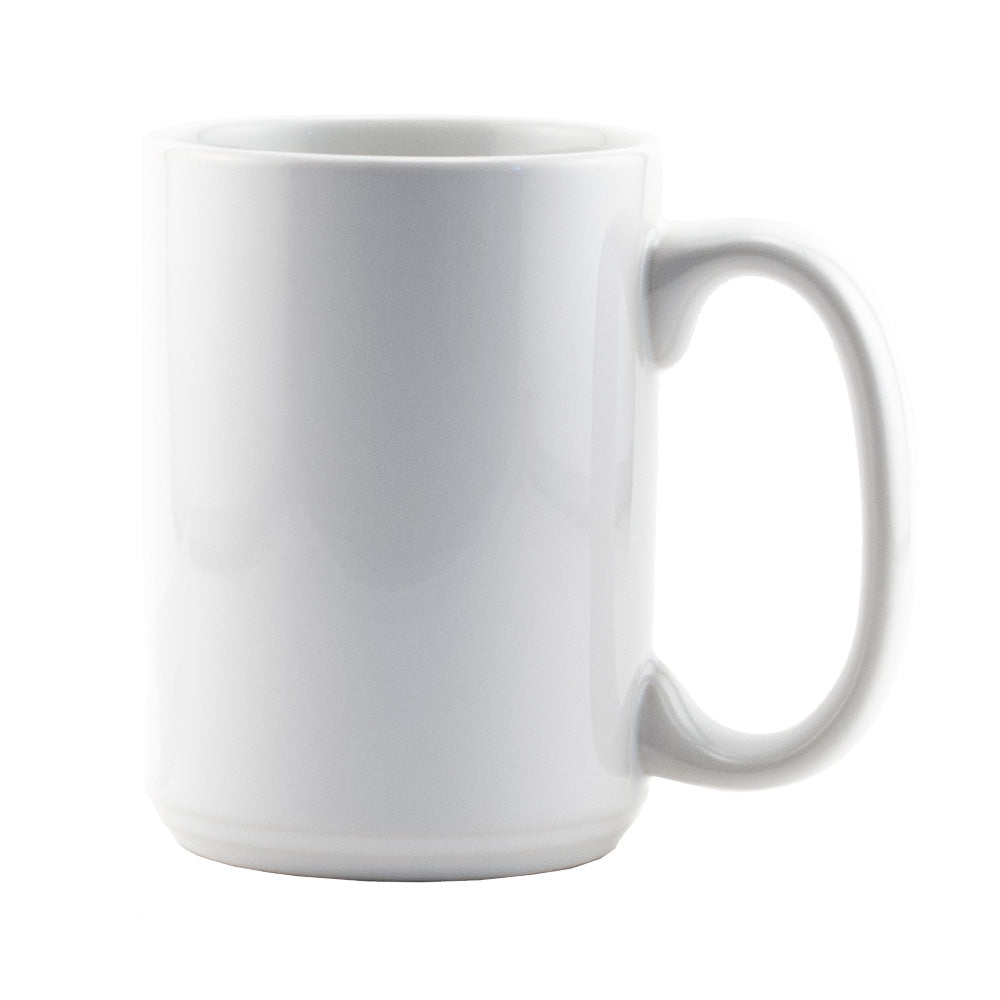 High Quality White Ceramic Mug 15oz