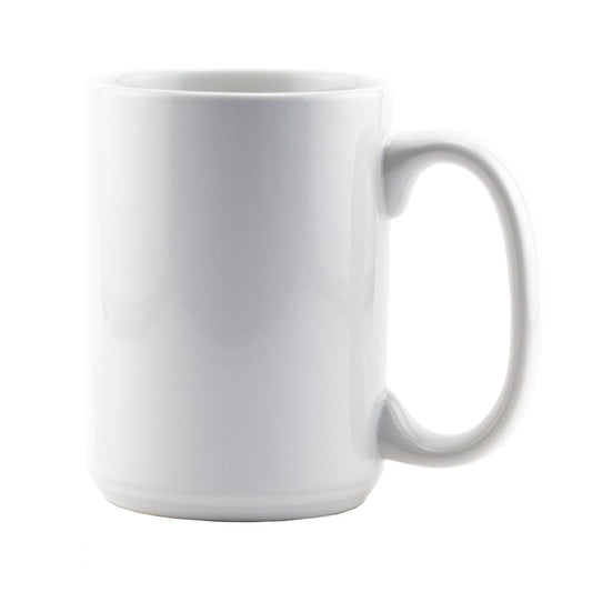 High Quality White Ceramic Mug 15oz