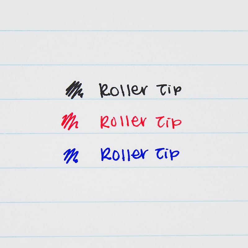 Black Needle-Tip Rollerball Pen (3/Pack)