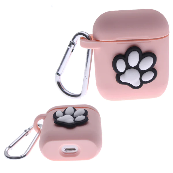 Pink Air Pod Silikone Etui 2D Pote Design
