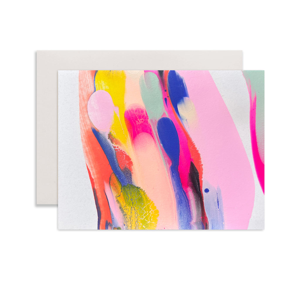 Regnbue-swirl papirvarer sæt