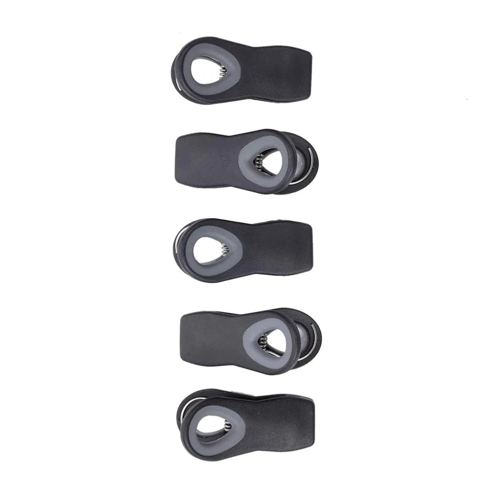 10-Piece Magnetic Bag Clip Set, Black