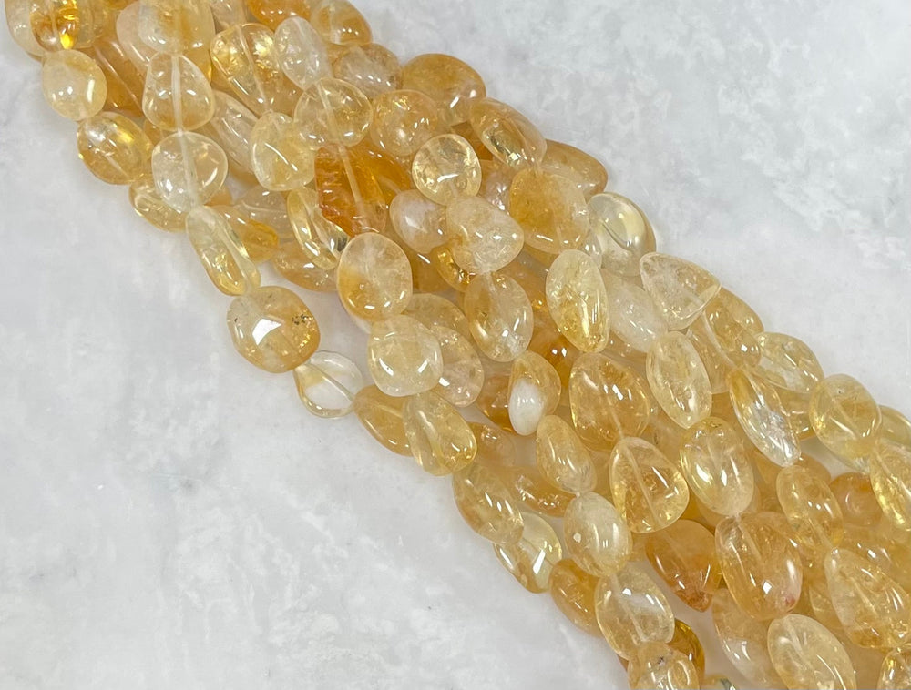 Citrine Nugget Strands-2