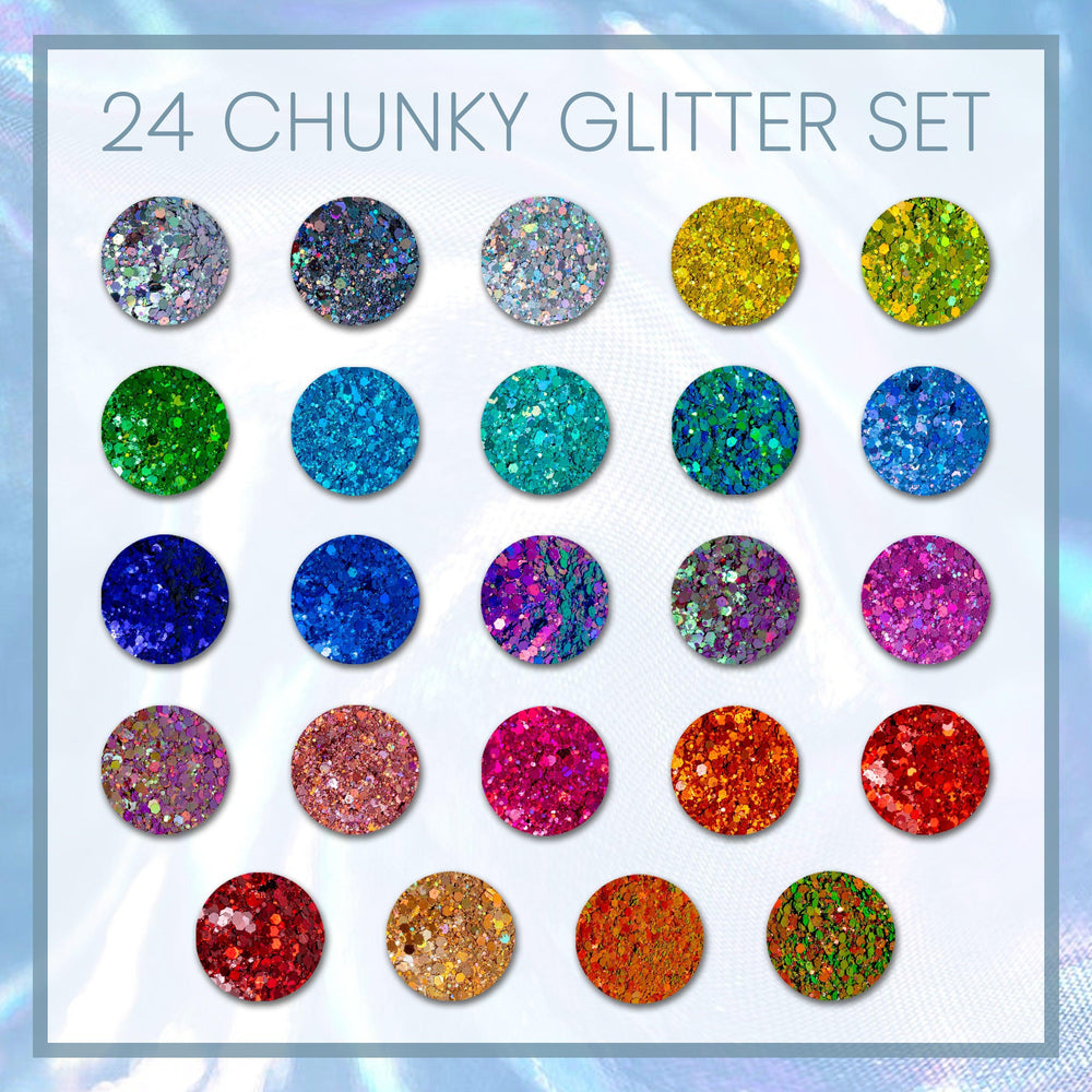 Chunky Mix Glitter Variety Pack (Set of 24)-3