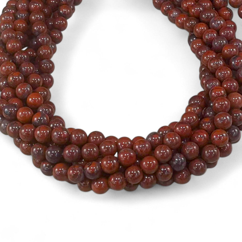 Brecciated Jasper Grade A Round 8mm