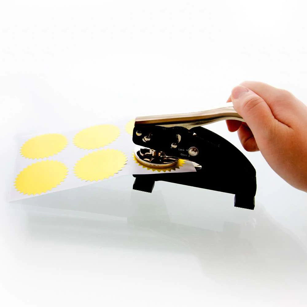 Guldfolie 2″ Notar/Certifikatforseglingsetiket (42 stk./pakke) 