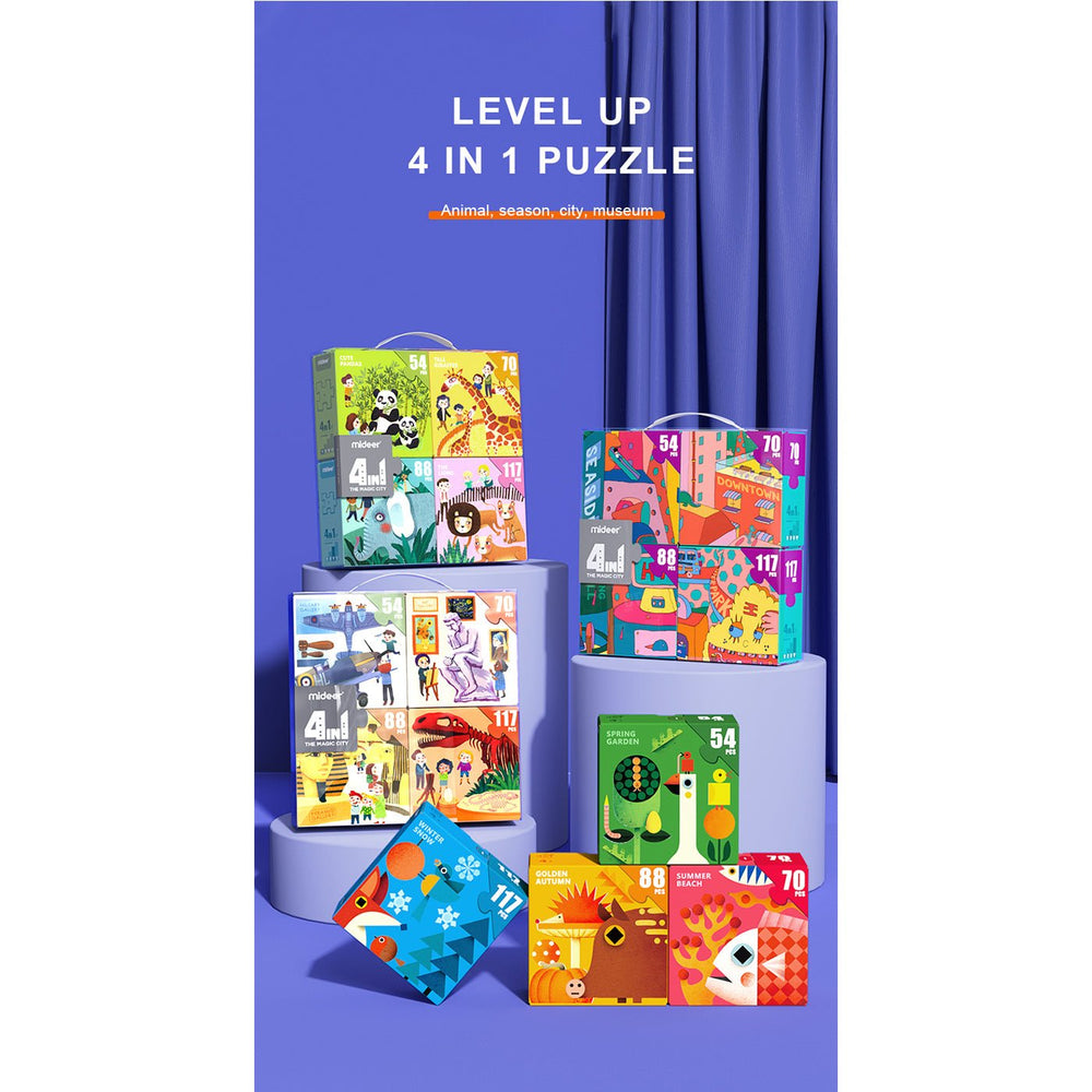 4 In 1 Fairy Tales Puzzle Set 329pcs