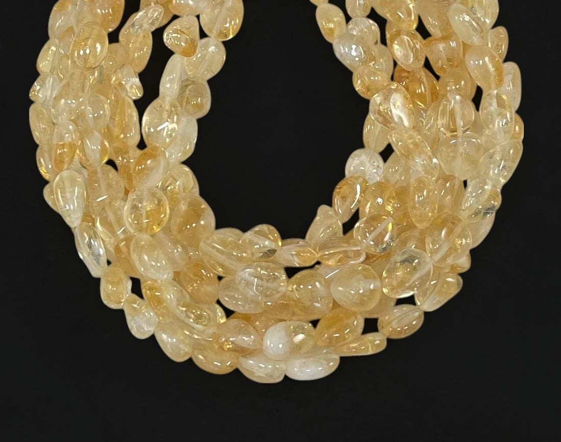Citrine Nugget Strands-0