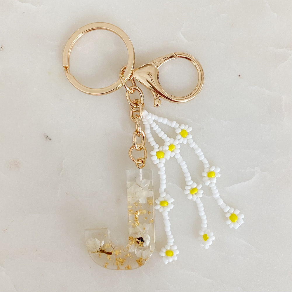 Baby Daisy Initial Key Chain Prepack