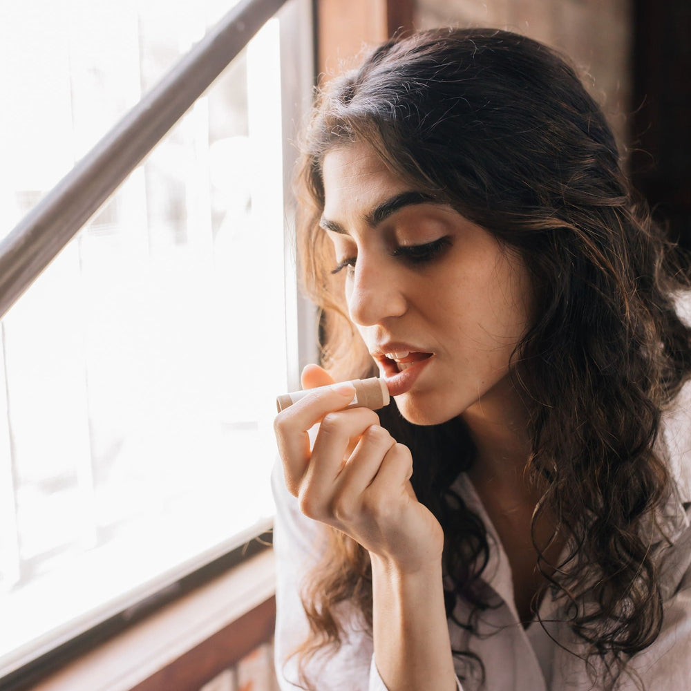 Naturlig læbepomade (uparfumeret)