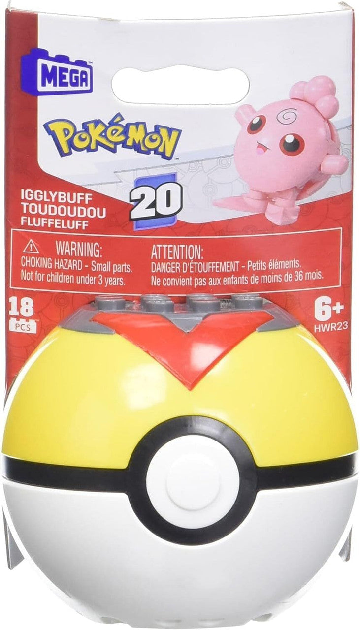 Mega Construx Pokemon - Pokeball Series 20 Igglybuff