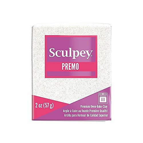 Sculpey Polymer Clay Frost White Glitter