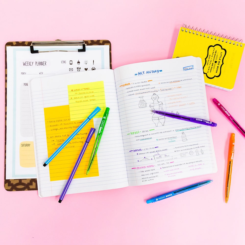 C/R 100 Ct. Premium Black Marble Composition Book - College Ruled