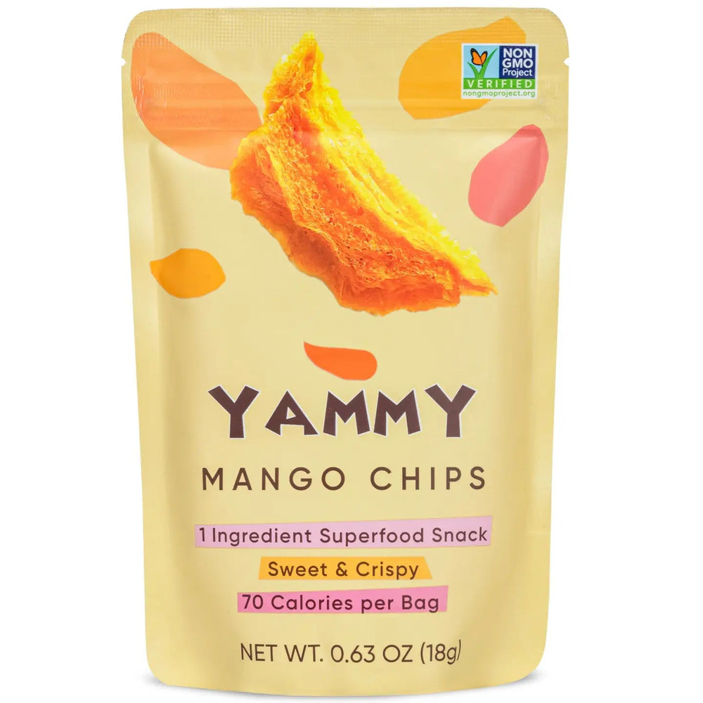 Yammy Dried Mango Chips (Snack Size)