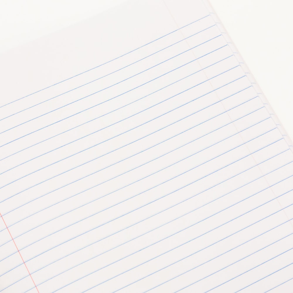 W/R 70 stk. spiralnotesbog med 1 emne - bred linjeret - tilfældig farve