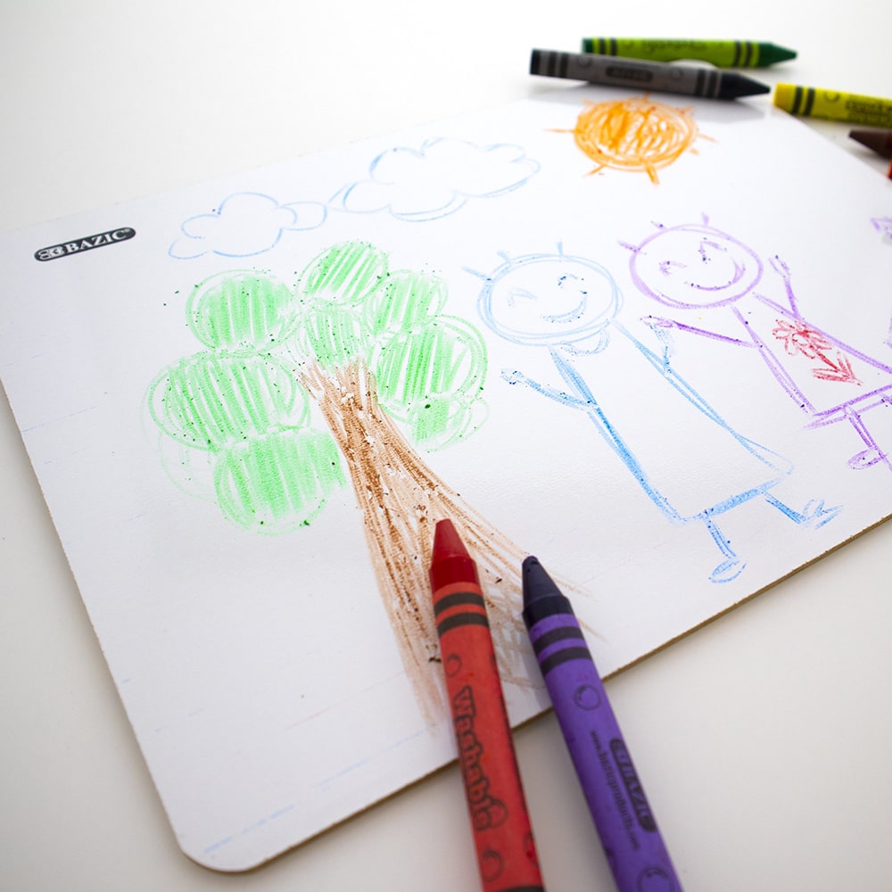 9" X 12" Double Sided Dry Erase Lap Board
