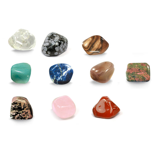 Dr. Steve Hunters Precious Stones from All Over the World  - 10 Real Stones Science & Education Toy Set