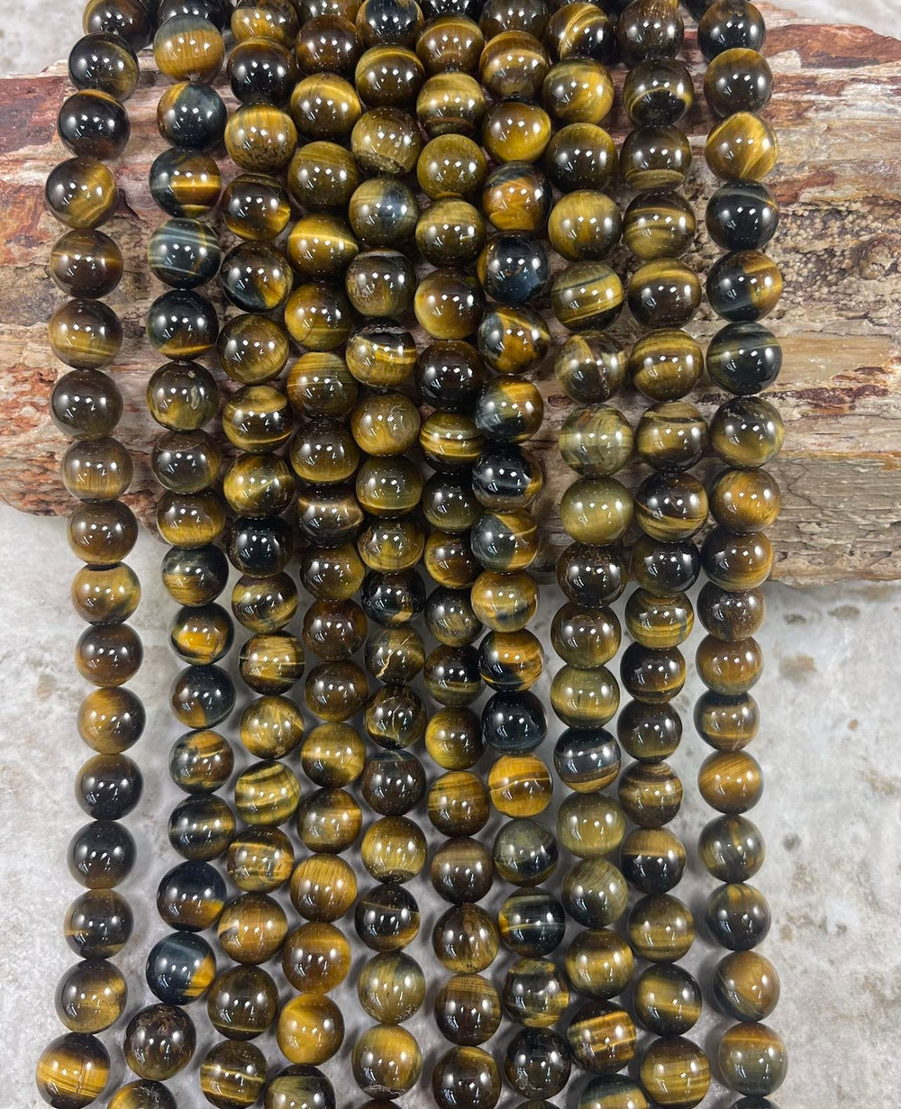 Yellow Tiger Eye Round AA-1