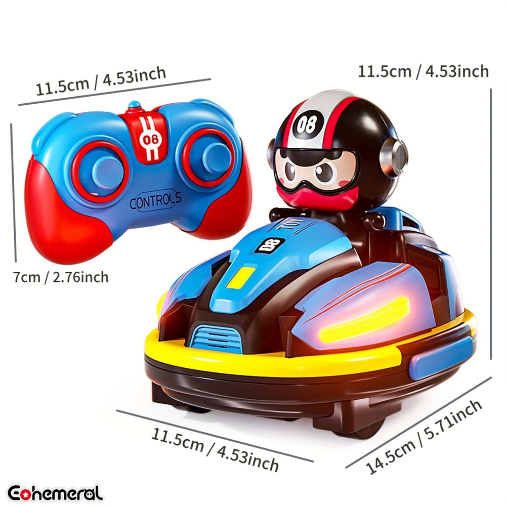 NNETM Remote Control Dual Bumper Cars Set with Lights