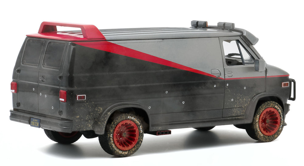 1983 GMC Vandura Van Weathered Version with Bullet Holes 