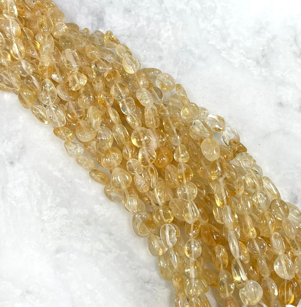 Citrine Nugget Strands-1