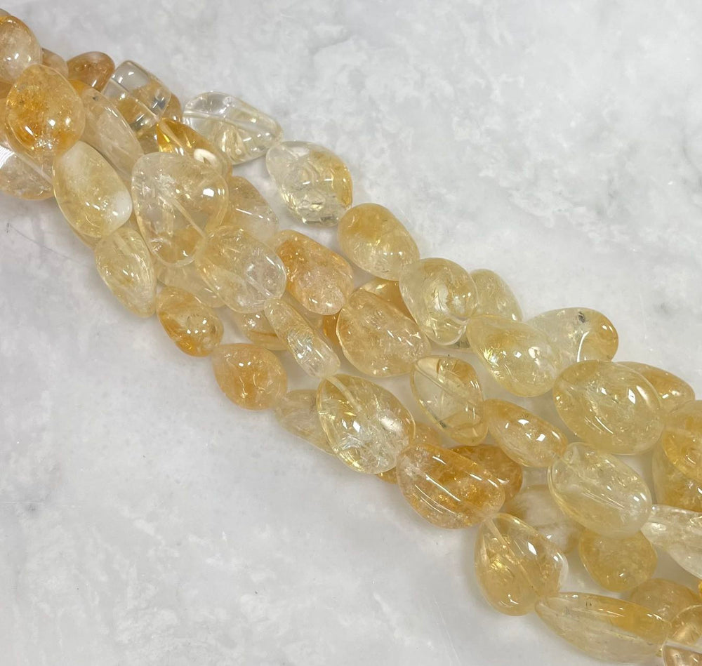 Citrine Nugget Strands-4