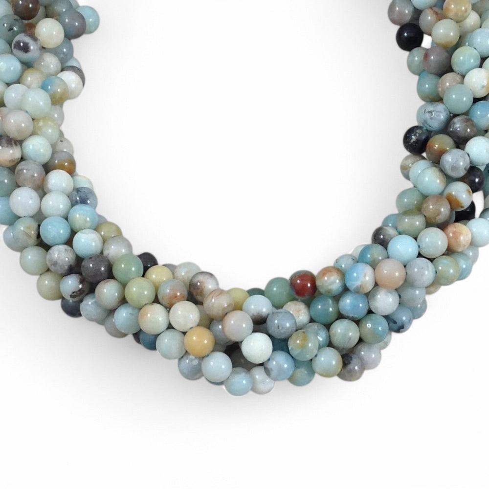 Multi Color Amazonite Round-0
