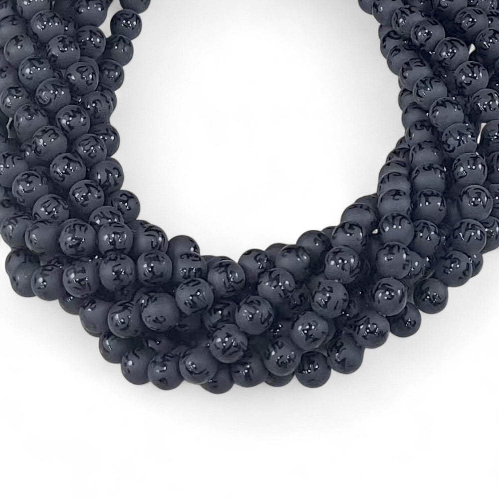 Matte Onyx w/ Mantra Symbol, Round