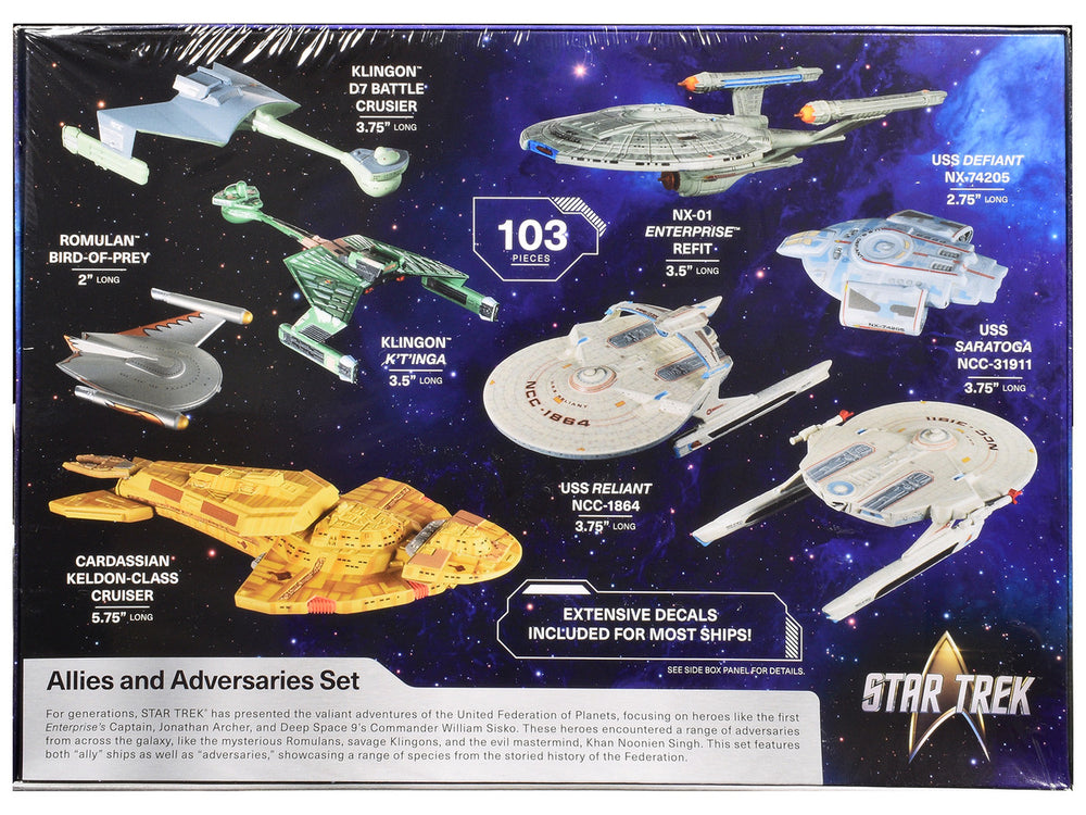 Skill 2 Model Kit Allies and Adversaries Space Ship Set 