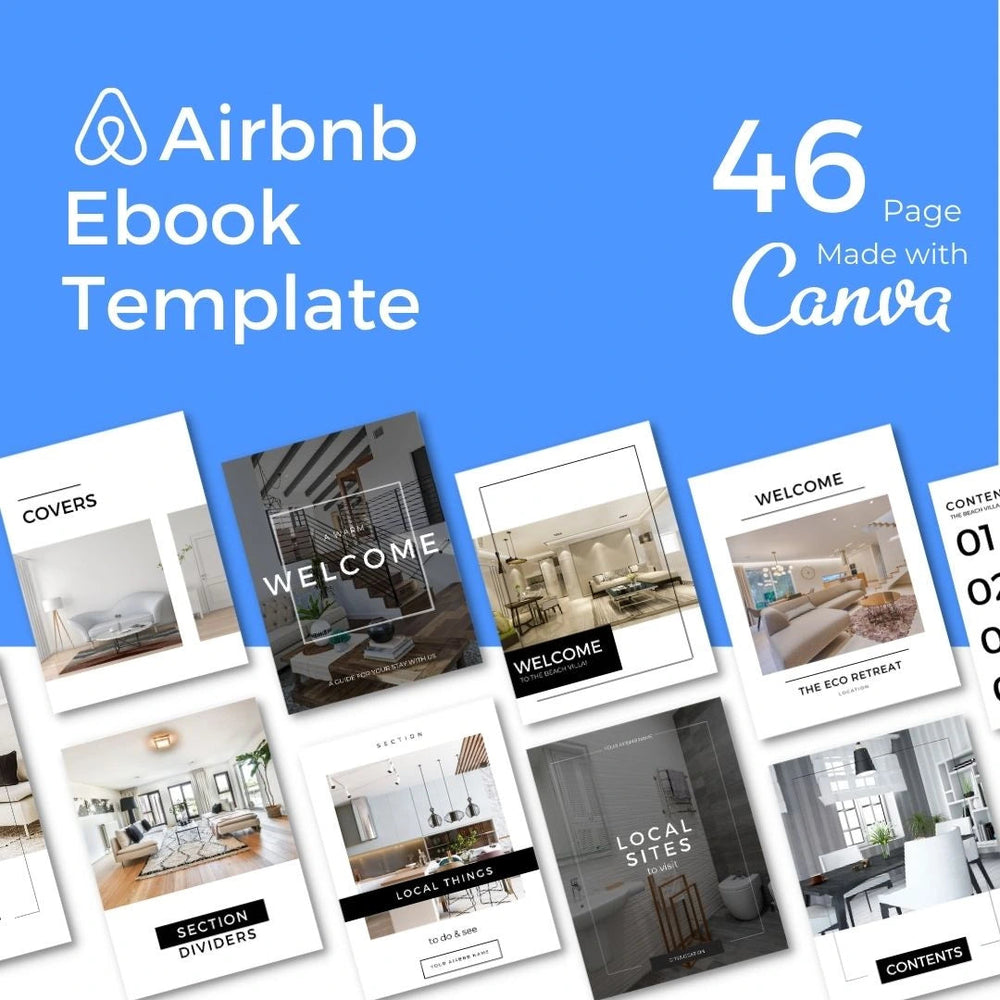 Downloadable Air BnB Ebook Template