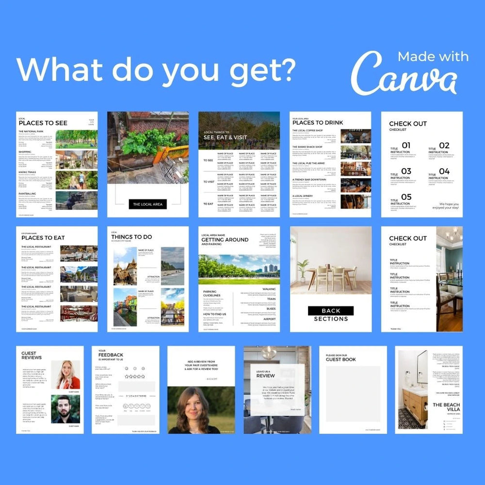 Downloadable Air BnB Ebook Template
