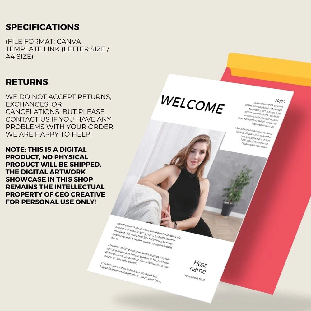 Downloadable Air BnB Ebook Template