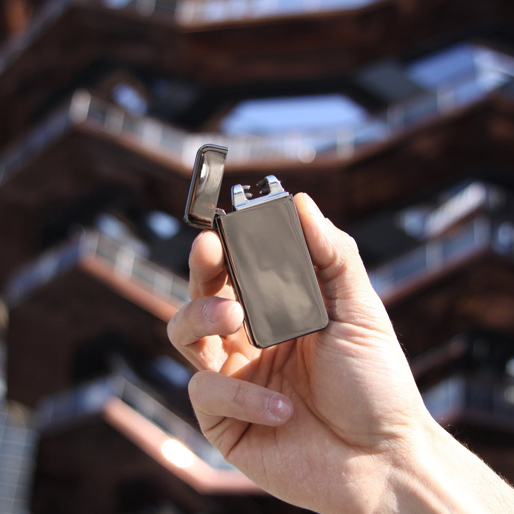 Black Dual Arc Lighter