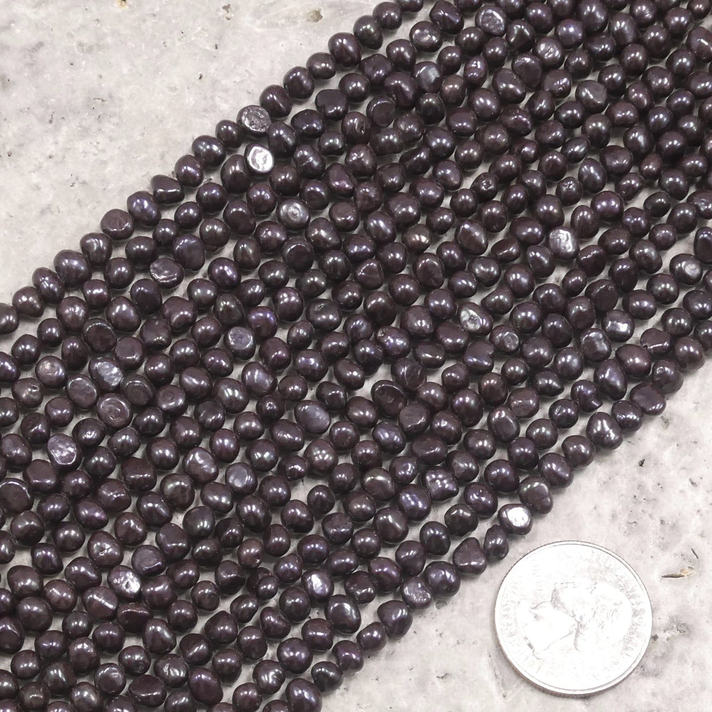 Pearl 6-6.5mm Dyed Nugget Shapes