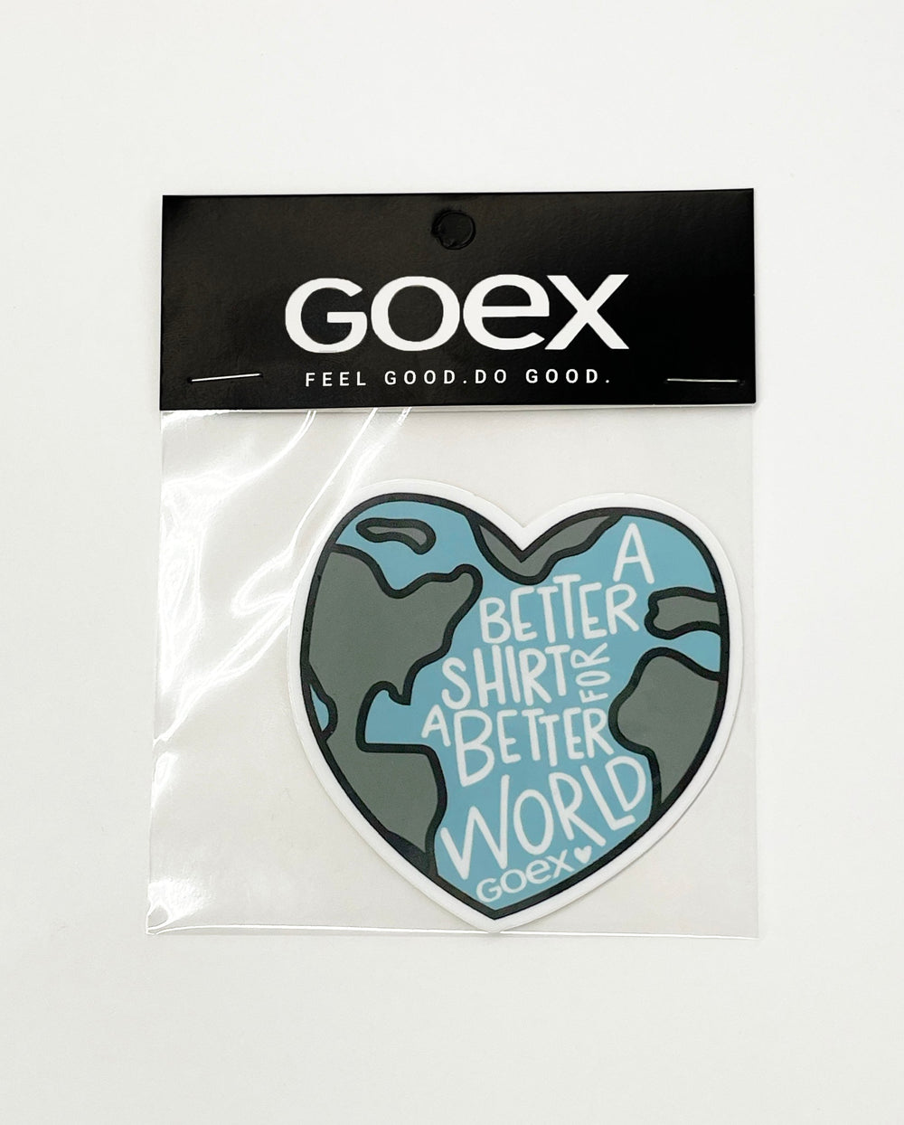Better Shirt Better World Sticker