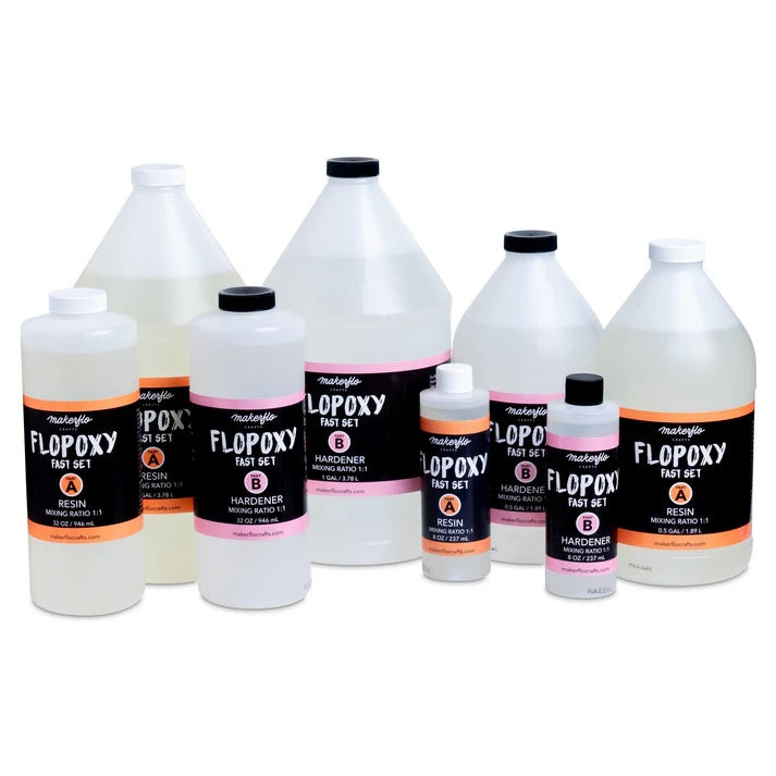 Flopoxy Fast Set Epoxy Resin + Hardener Kit-0