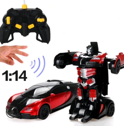 Transforming Robot Toy with Remote Control Car