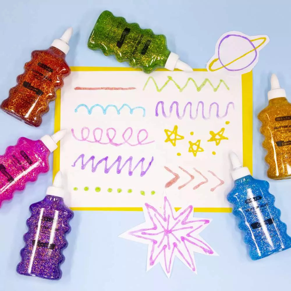 Glitter Glue Cosmic Series 6.76 Oz -Set
