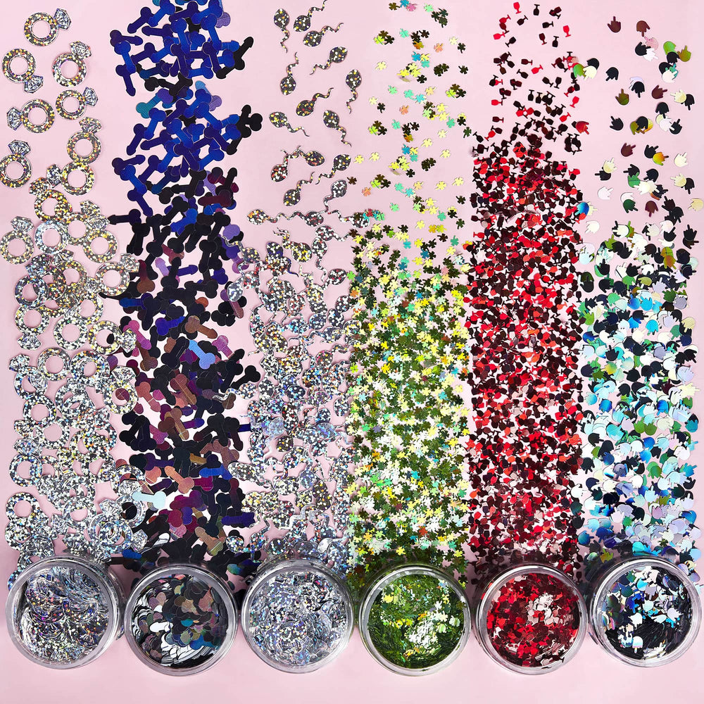 Glitter Shapes Variety Pack (Set of 33)-4