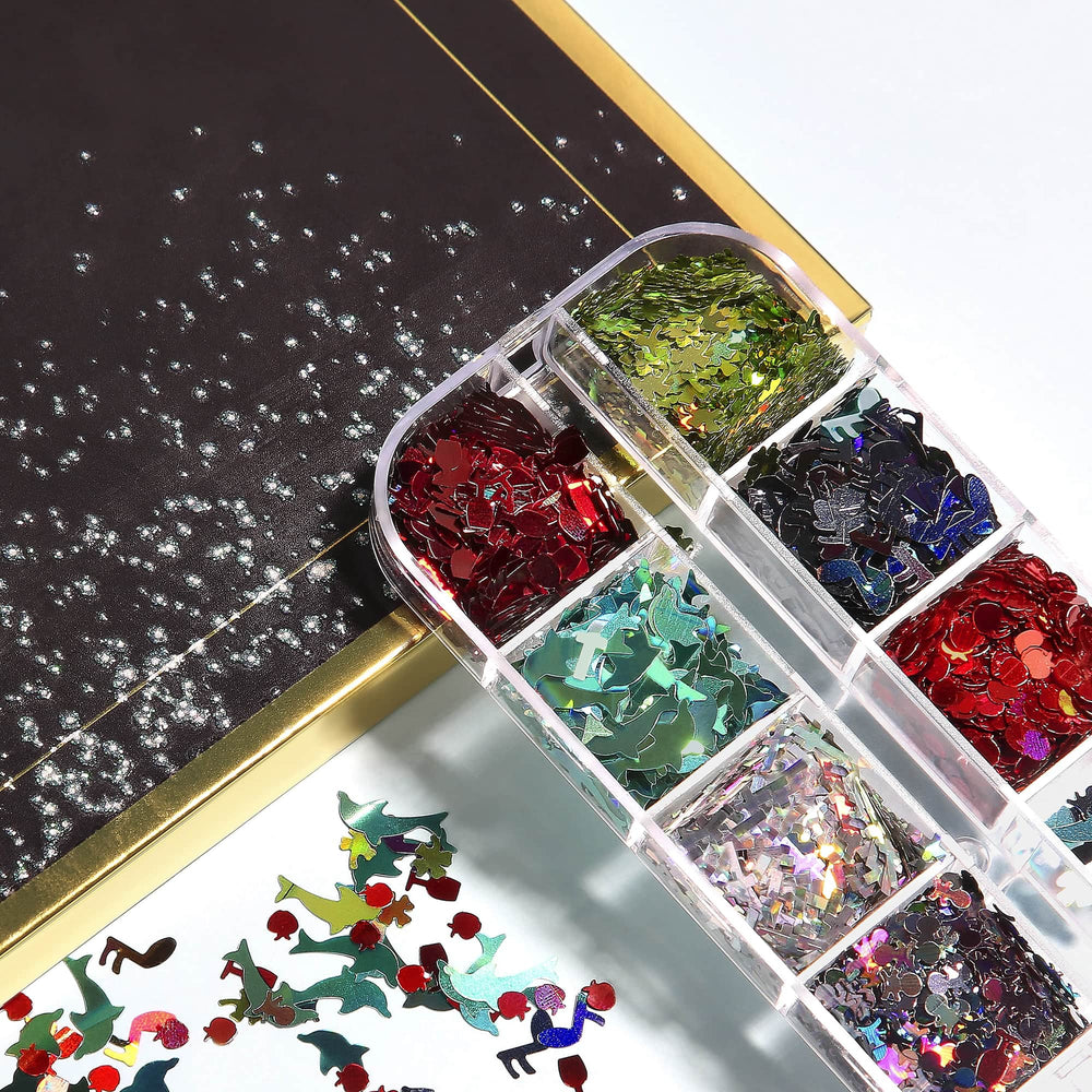 Glitter Shapes Variety Pack (Set of 33)-3