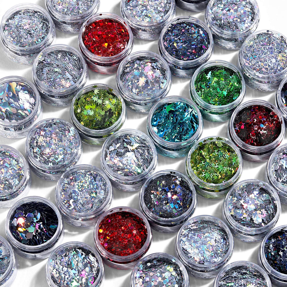 Glitter Shapes Variety Pack (Set of 33)-0