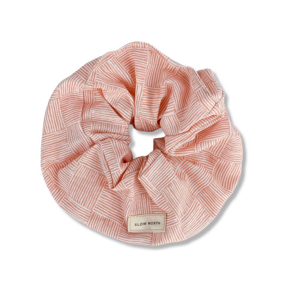 Hårscrunchie - Lyserød Pampas