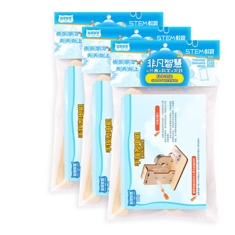 Hand-Cranked Generator DIY Science and Technology Kit