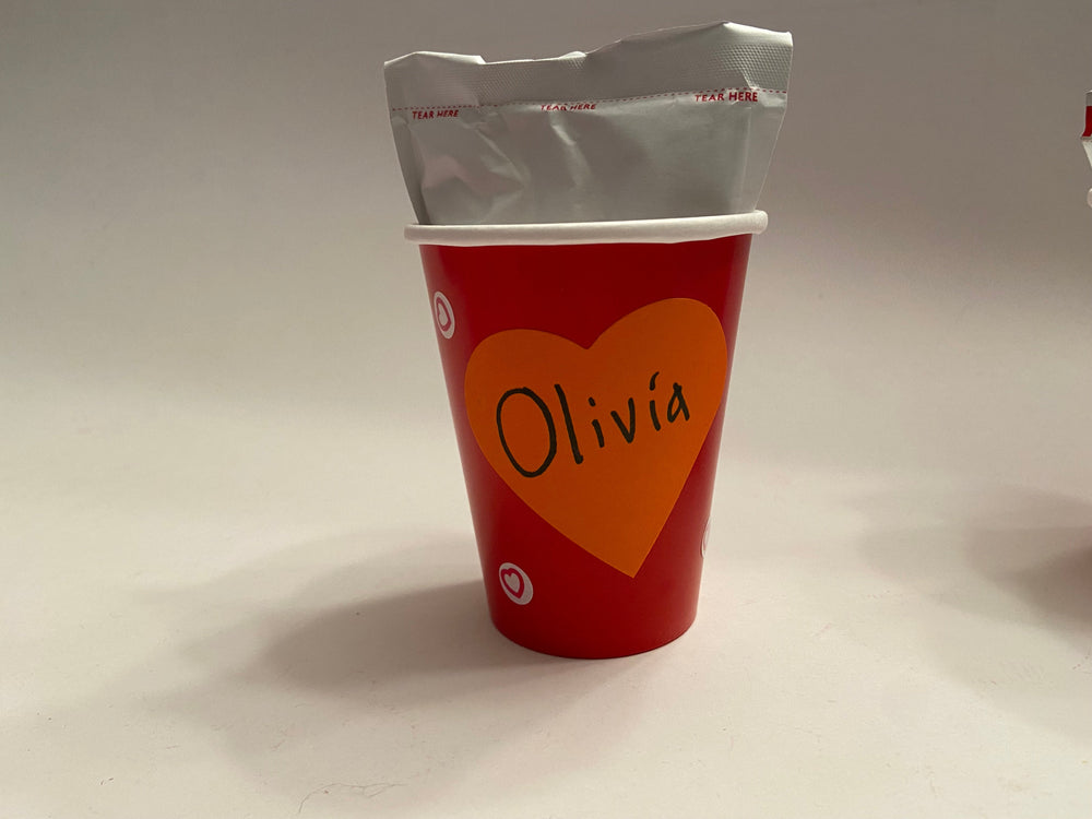 SHAPES ETC. Heart Bright Neon Assorted Color Small Cut-Outs- 3