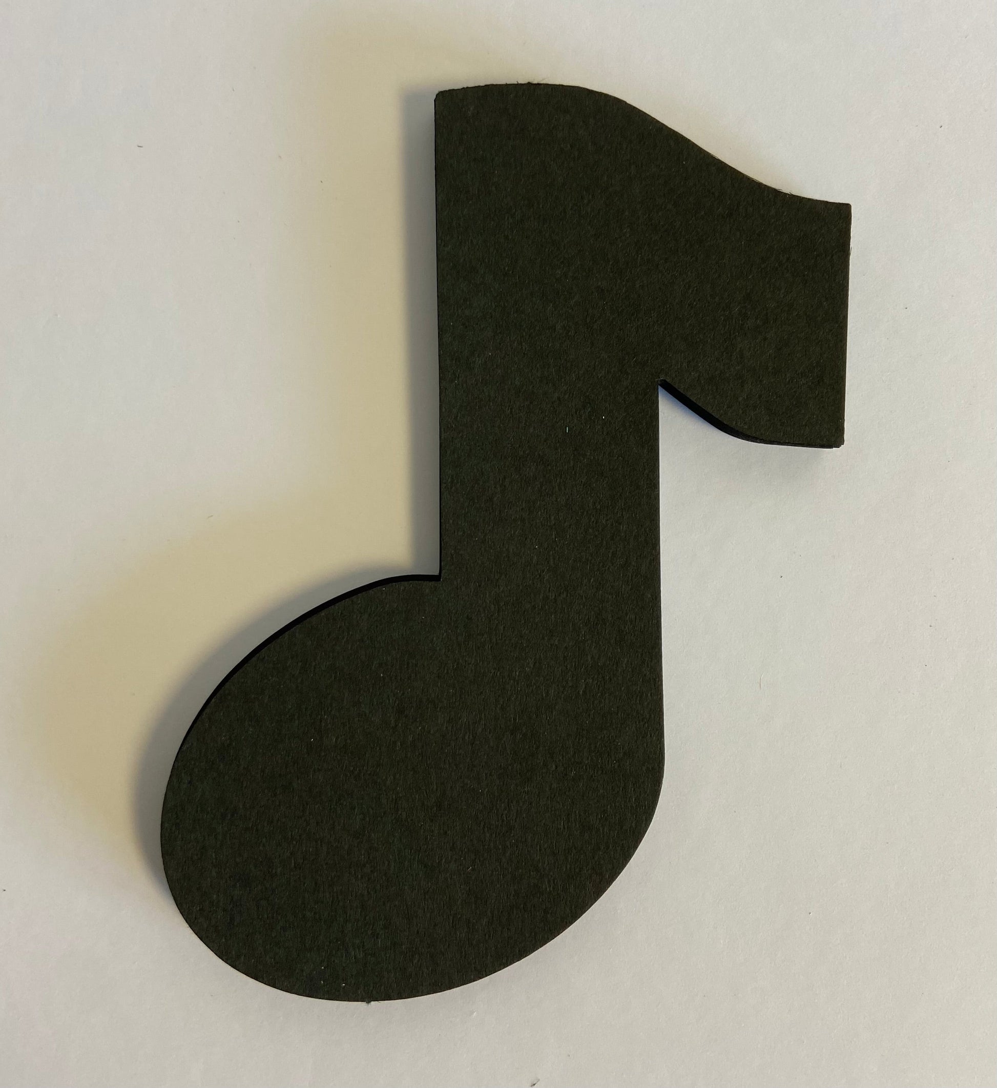 SHAPES ETC. Small Single Color Cut-Out - Music Note-4