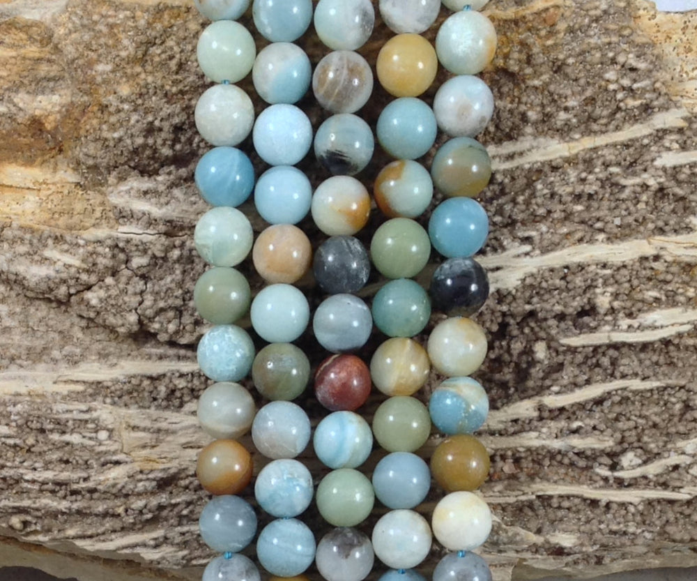 Multi Color Amazonite Round-5