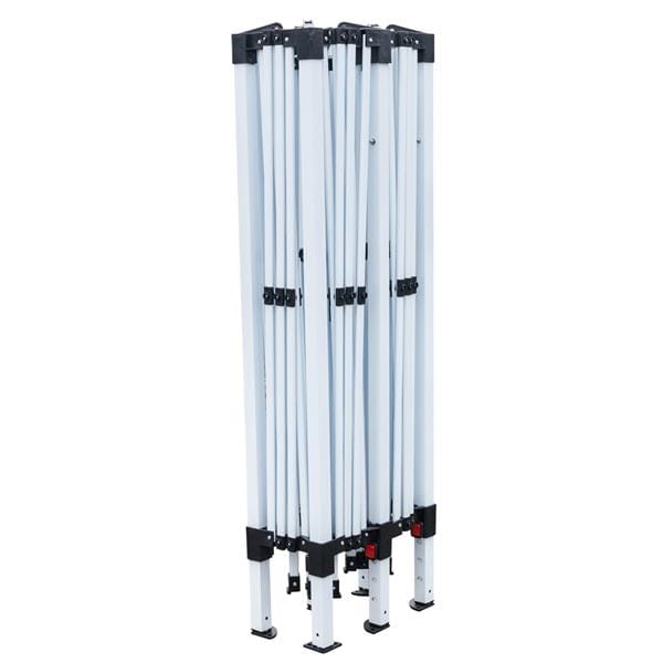 Outdoor Pop up Gazebo 3 x 6m Folding Tent Four Windows Black